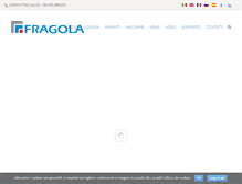 Tablet Screenshot of fragolaspa.com